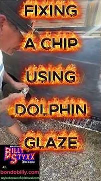 Fixing Chip Using 🐬 DOLPHIN GLAZE Easy DIY Tips For Applying Finish
