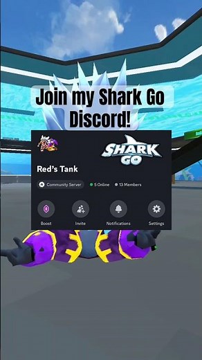 Join My Shark Go Discord #sharkgo #vr #game #contentcreator #ug #discord #fun #activities #rewards