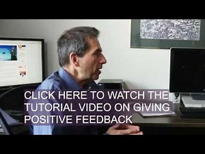 Example of Giving Positive Feedback