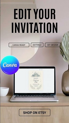 How to Design Your Wedding Invites in Canva! 💻✨ | DIY Tutorial