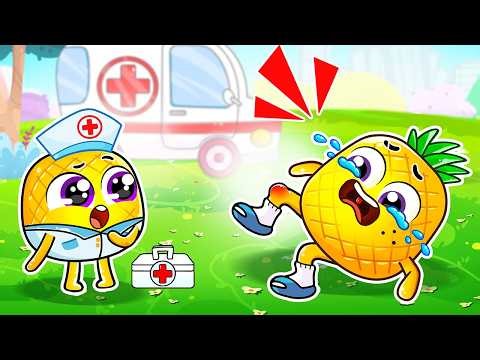 Wheels On the Ambulance + Boo Boo Song | | Safety Tips + More Kids Songs by Baby Color