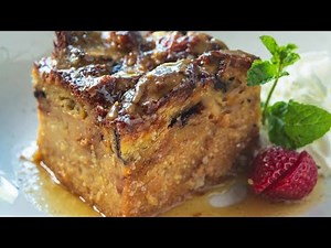 FOUR INGREDIENTS BREAD PUDDING FANTASTIC EASY RECIPE #PUDDING #bread #custard