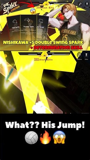 What?? Nishikawa Jump!! #thespike #shorts #gaming