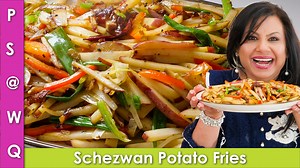 30K views · 1.9K reactions | Schezwan Potato Fries Recipe in Urdu Hindi | Ruby ka Kitchen | Facebook
