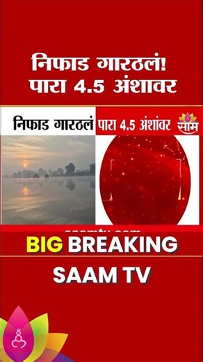 निफाड गारठलं! पारा 4.5 अंशावर | Nifad Cold Wave