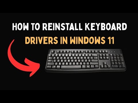 How To Reinstall Keyboard Drivers In Windows 11