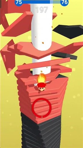 Stack Ball Game Play #stackballsolution #stackball #shorts #games #gameplay
