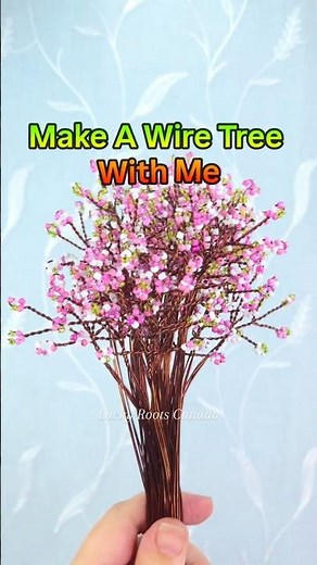 Make A Wire Tree With Me 😊 Check out my full tutorials on my YouTube channel
