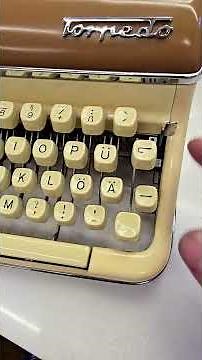Vintage Torpedo Typewriter