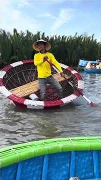Spinning Basket Boats, Hoi An, Vietnam, Up Travel Vietnam from Hani 🇻🇳