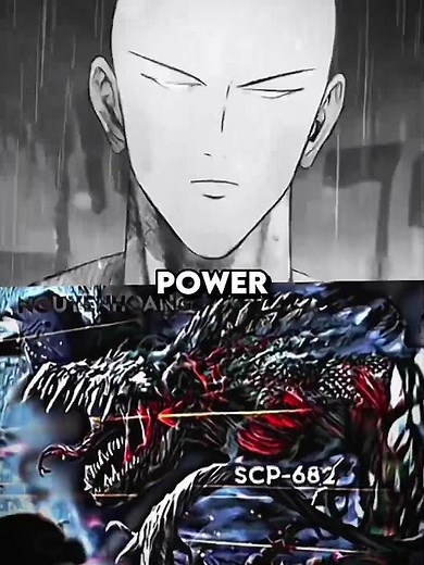 SCP 682 vs Saitama ( Terra 2 ) #shorts