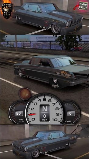 Fastest Tune Chevy Nova II 5.4 second in 1/4 mile no limit 2 V2.12.29 #nolimit2tune #chevynova