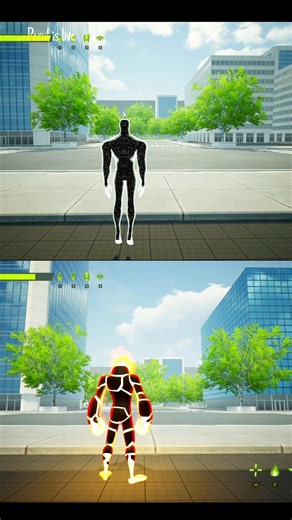 Alien X VS Heatblast Race #ben10 #ben10gameplay