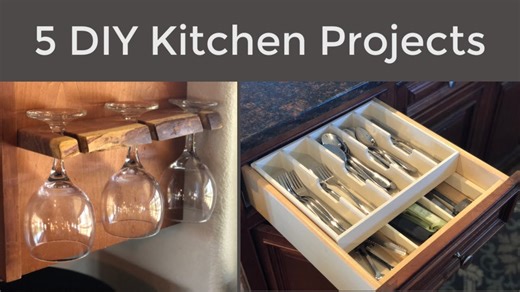 Complete five quick and easy DIY kitchen projects