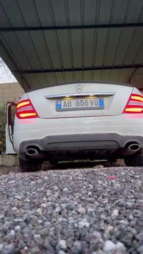 Mercedes W204 C300 x-pipe cold start