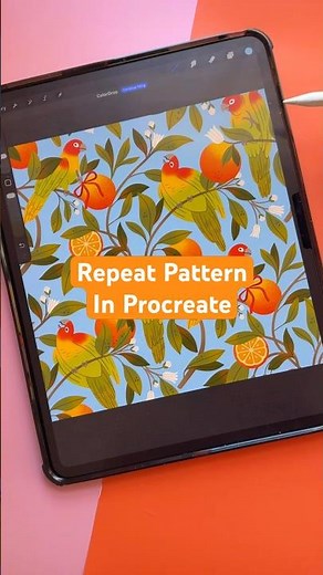 Making a repeat pattern in Procreate