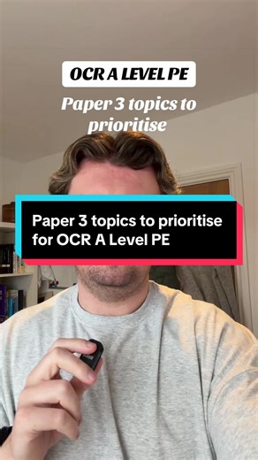 Paper 3 topics to make sure you’re happy with for OCR A Level PE #alevelpe #alevelrevision #ocrpe