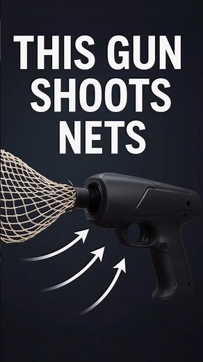 This Net Gun Can Stop Anything in Seconds!#shorts #reelchallenge