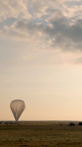 Finally, at 9:22 a.m. EDT, we launched! It was just about perfect! We watched for a while as the balloon and the payload slowly started ascending. The distance from the top of the balloon to the bottom of EXCITE is almost 1,000 feet! | NASA Expeditions