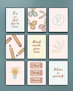 Classroom Posters: Positive Teacher Quotes, Pastel Colors (digital Download) - Etsy