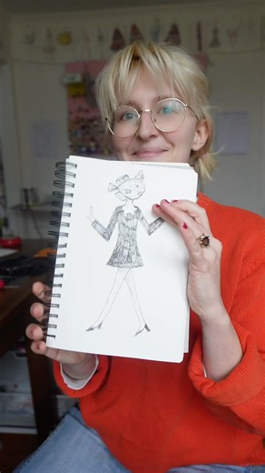 i want to make a dress that looks like a lightning bolt… welcome to my process