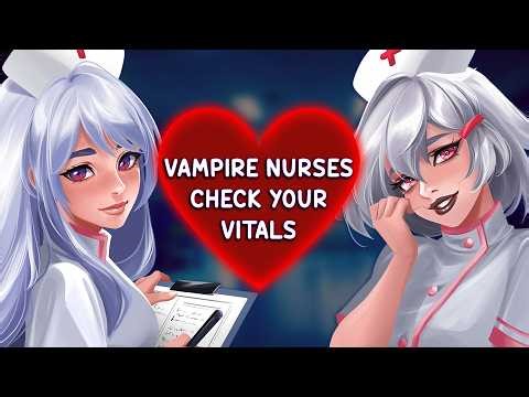 Vampire Night Nurses Check Your Vitals ft. ‪@SinthyaSanguine‬ [FF4M] | ASMR Roleplay