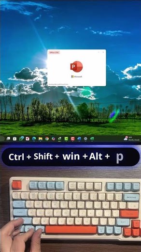 Stop wasting time opening PowerPoint in slow way #shorts #keyboardshortcuts #hacks