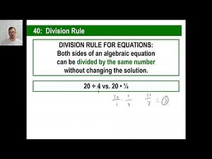 Saxon Math - Pre-Algebra 1/2: 3rd Edition (Lesson 40) - Reciprocals, Multiplication & Division Rules