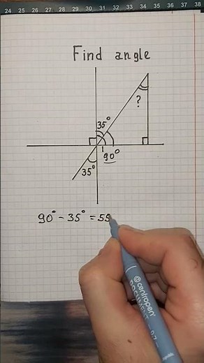 Find Angle | maths review #shorts #maths
