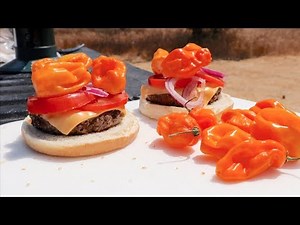 Habanero Burger taste test no recipe needed