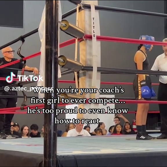 A Coach's Pride: First Girl to Compete in Boxing