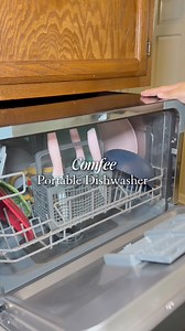 the perfect dishwasher for small spaces! 🍽️🫧🩷 #PortableDishwasher | Sandra Vlogz
