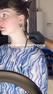 Do neck tattoos hurt?  The short answer: yes, a little more than...