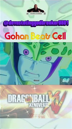 Gohan Beats Cell - Dragon Ball Xenoverse
