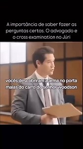 O cross examination é uma técnica de inquirição crucial em júris, permitindo que os advogados confrontem as testemunhas. Ele desempenha um papel vital na busca da verdade e na garantia da justiça, por meio de: 1. Teste de Credibilidade: questiona a confiabilidade do depoimento, expondo possíveis contradições, vieses ou falhas de memória. 2. Apresentação de Fatos: pode revelar informações favoráveis à tese, ocultas no depoimento inicial. 3. Esclarecimento de Pontos Obscuros: permite aprofundar qu