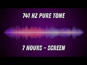741 Hz Solfeggio Frequency Pure Tone – 7 Hours Black Screen for Emotional Detox & Inner Clarity