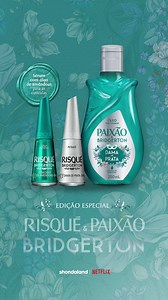 Três marcas, um só universo. Paixão, Risqué e Bridgerton em uma edição especial que celebra o poder das histórias que nos inspiram. | Paixão