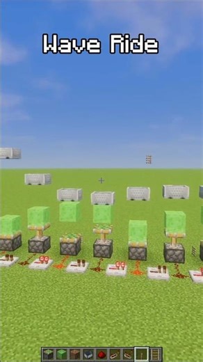 How to Make a Wave Ride in Minecraft | Step-by-Step Redstone Tutorial