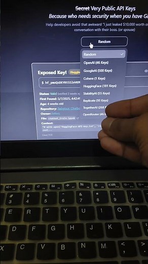 find Exposed your API key on GitHub 😱 🔍💻 #DeveloperTips