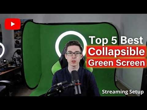 Top 5 Best Collapsible Green Screen For Streaming Review (Surprising) Most Streamers Miss 2026