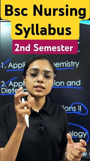 Syllabus of Bsc Nursing 2nd Semester #science #yt #education #aiims #nursing #biology #bscnursing