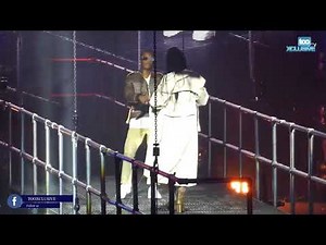 Wizkid & Tiwa Savage All Loved Up At The O2 Arena London For Starboy Fest