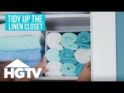 Easy Does It: How to Organize Your Linen Closet | HGTV