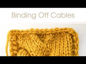 How to: BIND OFF CABLES | Knitting Tutorial for Cabling Beginners