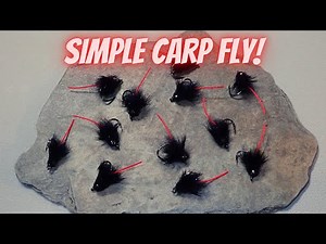 Carp Flies - The Simple But Effective Carp Vader Dark Hybrid Carp Fly - The Fly Guy