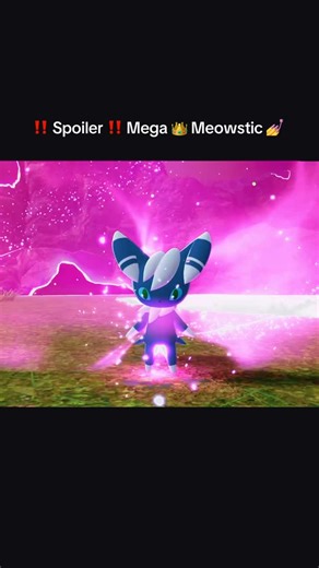 Phil✨🍀 on Instagram: "‼️ Spoiler ‼️ Mega 👑 Meowstic 💅 #pokemon #pokemonlegendsza #megadimension #legendsza #shinypokemon"