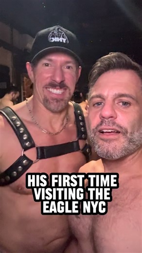 He came all the way from Nebraska to visit The Eagle NYC for the first time and spent the entire night on the dancefloor! 🌽🚜 ➡️ ✈️ ➡️ 🪩🗽 . After dancing for six hours, I had to ask @rief.jason his thoughts once the lights came on at 4 am. . There's nothing I love more than bringing dancefloor vets and first timers together at James Anthony's House at @eaglenyc and beyond 🙌 . #gaynyc #gaynightlife #nycgay #nycgaynightlife #eaglenyc | James Anthony