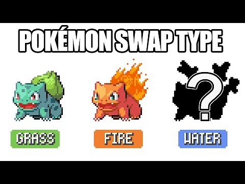 Pokemon Swap Type Sprite #1: Charmander Squirtle Bulbasaur Gen 1 (Kanto) Starters