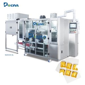 [Hot Item] Polyva Semi Automatic Liquid Filling Pouch Packing Machine Detergent Pods Packing Machine