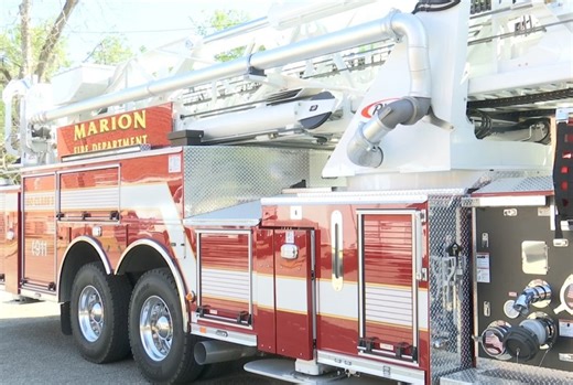 Marion Fire Department snags new ladder truck after 30 years without replacement